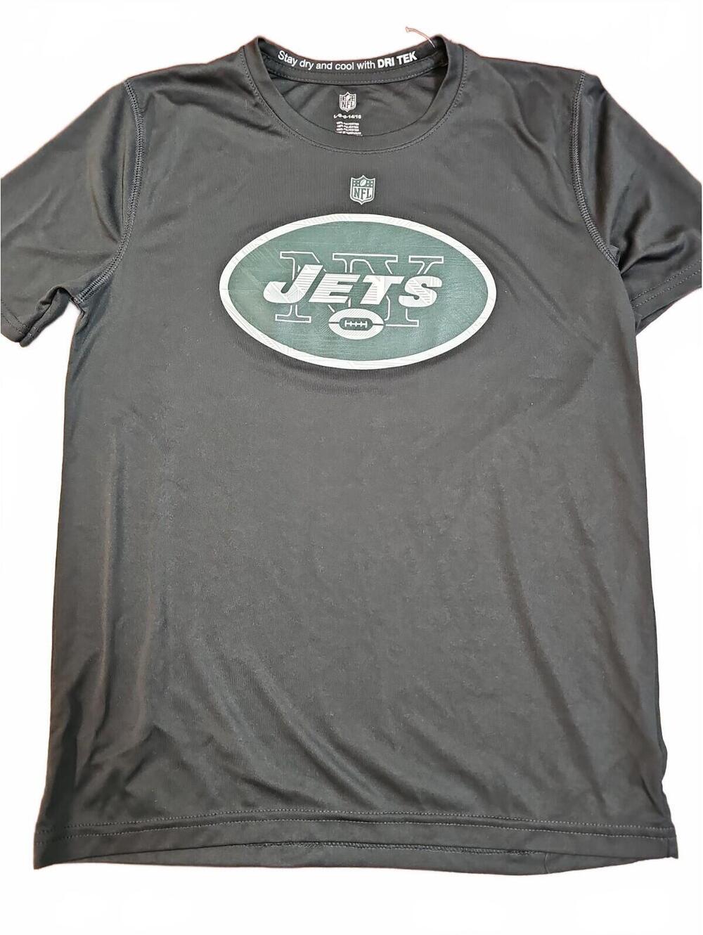 NFL New York Jets Dri Tek Tee - Youth L (14/16) - NWOT